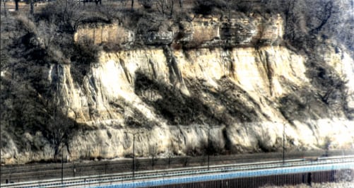 Imniza Ska, White Bluffs of Saint Paul - Photo by Peter Ladd